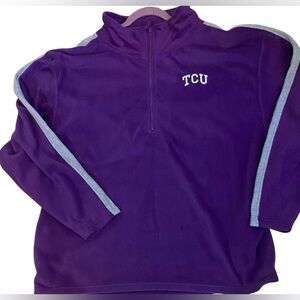 Purple TCU Texas Christian University Pullover Fleece Jacket Men’s or Women’s